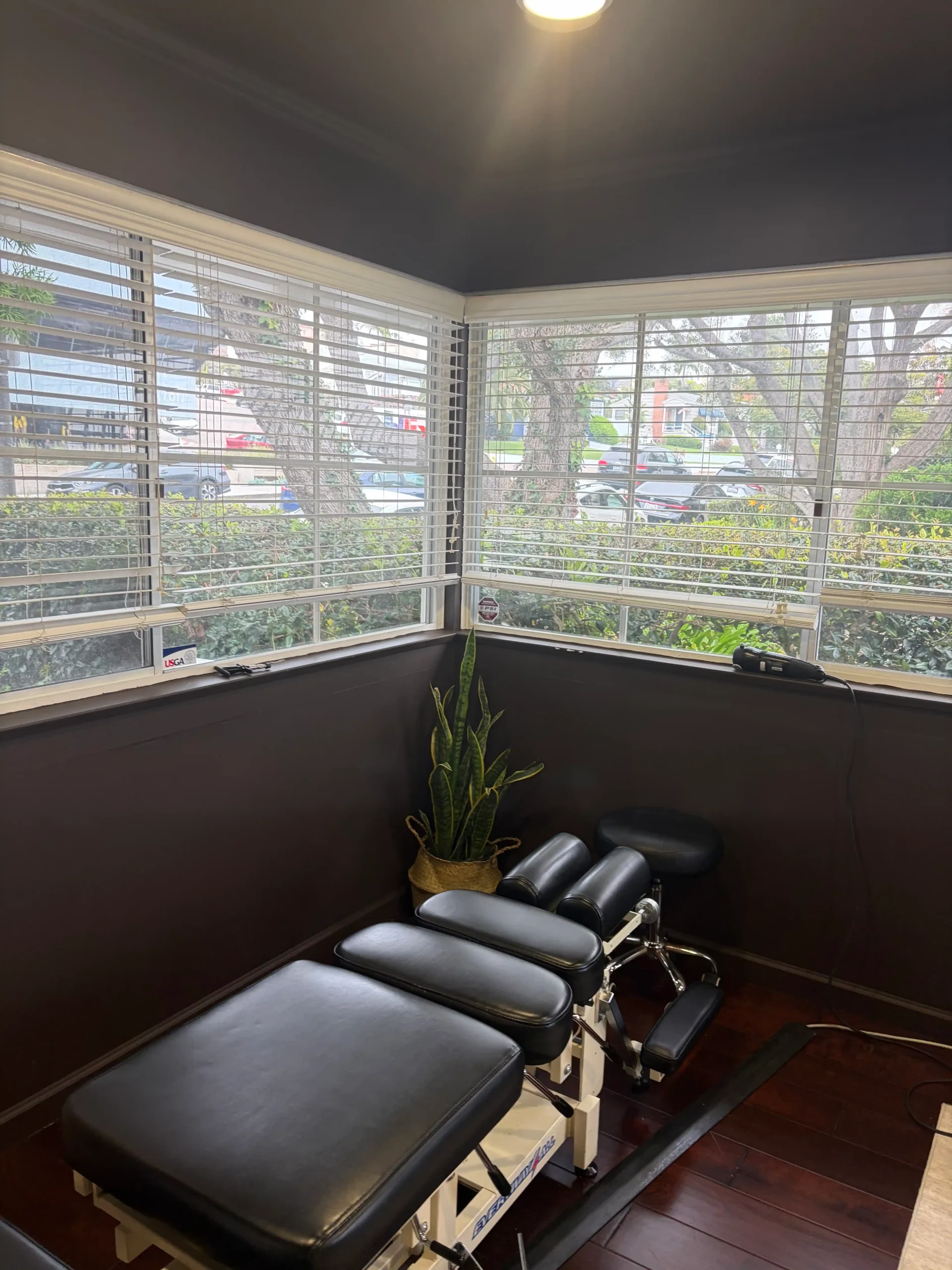 Interior view of the Downtown La Jolla chiropractic office