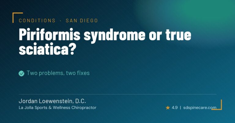 Piriformis Syndrome: Why Your “Sciatica” Might Not Be Coming From Your Spine